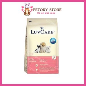 THỨC ĂN HẠT LUVCARE DƯỠNG LÔNG CHO CHÓ CON GIỐNG NHỎ