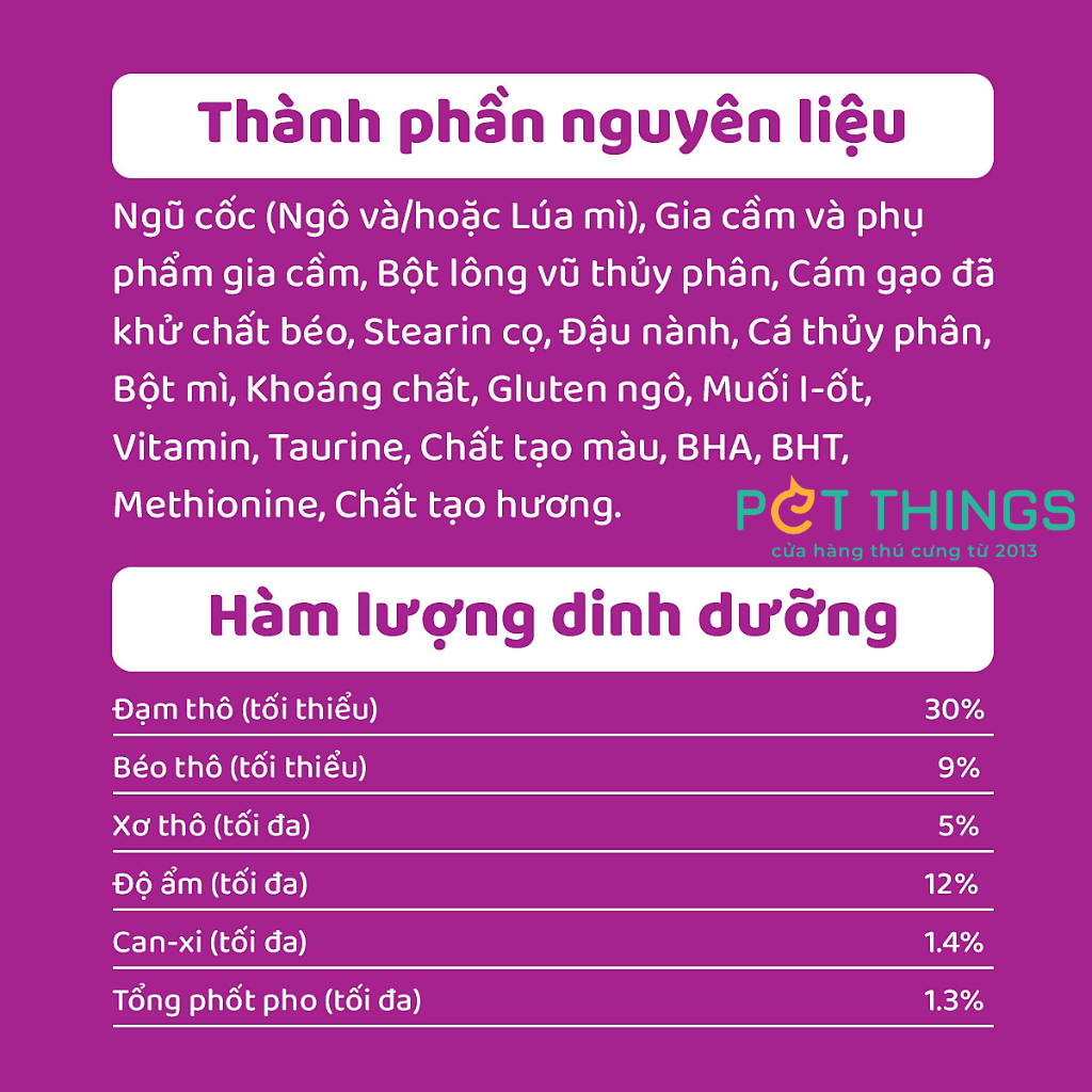 thành phần hạt whiskas