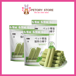 Cỏ Cho Mèo Dạng Snack – Hỗ Trợ Tiêu Hóa, Giảm Bóng Lông, Mèo Ăn Là Thích 🐾