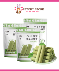 Cỏ Cho Mèo Dạng Snack – Hỗ Trợ Tiêu Hóa, Giảm Bóng Lông, Mèo Ăn Là Thích 🐾