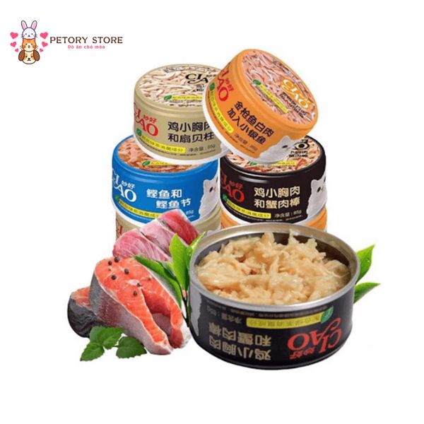 Combo 12 Lon Pate Cho Mèo Ciao 85G (2)