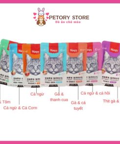 Pate Gói Nhỏ Cho Mèo – Tiện Lợi, Ngon Miệng, Bé Ăn Hết Không Sợ Thừa 🐾