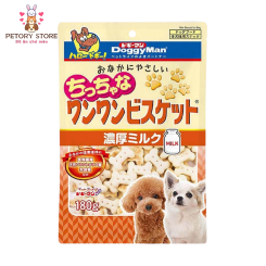 Bánh Quy DoggyMan Vị Sữa 180g – Bánh Thưởng Dinh Dưỡng Cho Cún Cưng
